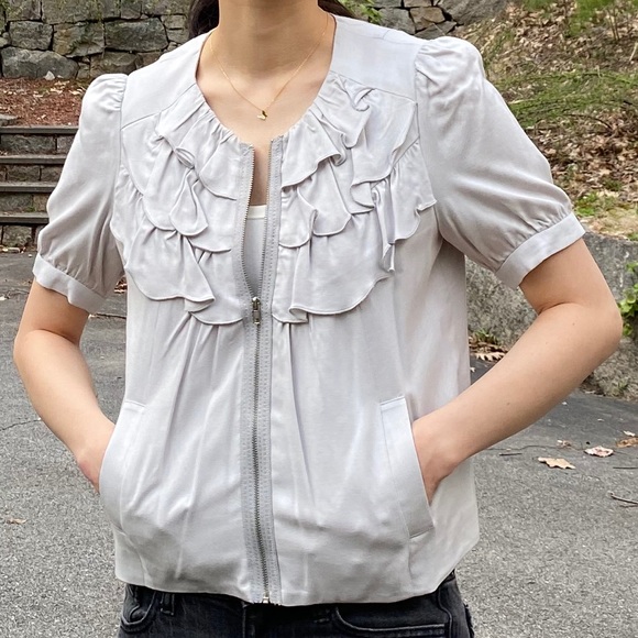 Anthropologie SINE Short Sleeve Jacket - Picture 2 of 8